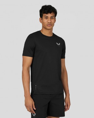 Castore Active Short Sleeve Performance T-Shirt Čierne | 416-ZORFJY