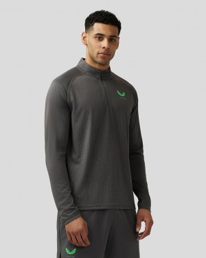 Castore Adapt Quarter Zip Top Gunmetal | 205-FGXIOU