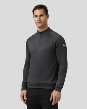 Castore Aeroscuba 1/4 Zip Gunmetal | 162-MCUGNB