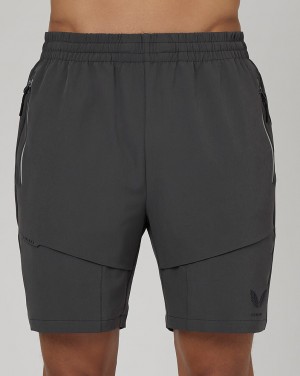 Castore Flex Woven Cargo Shorts Gunmetal | 568-BQODJP