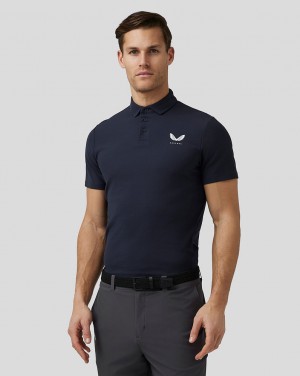 Castore Golf Essential Polo Námornícka Modrá | 782-WMLFOD