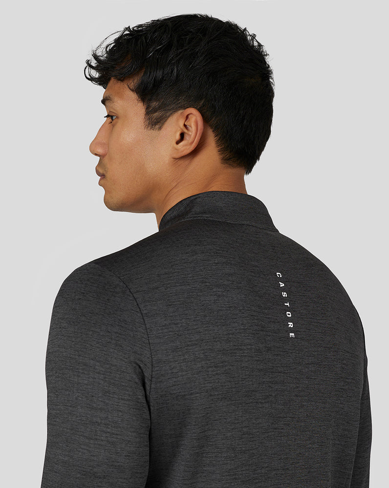 Castore Active Long Sleeve Marl Quarter Zip Gunmetal | 720-BAECWG