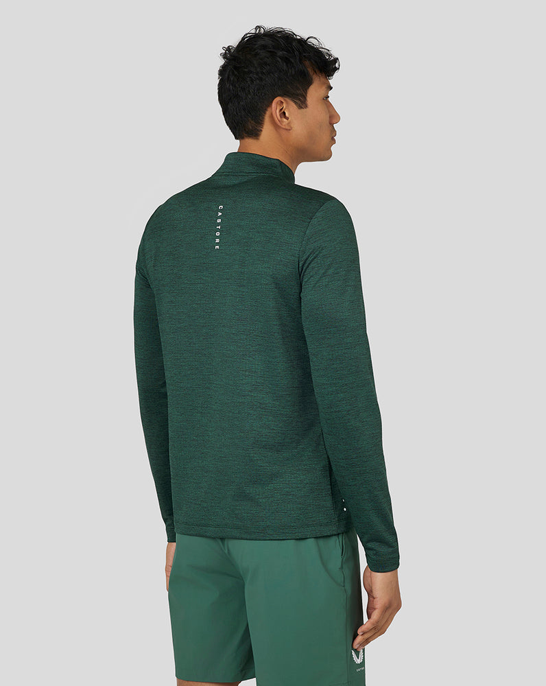 Castore Active Marl Quarter Zip Zelene | 978-CMRDJS