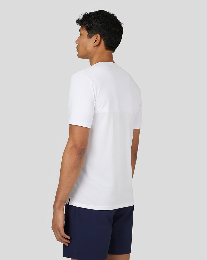 Castore Active Short Sleeve Performance T-Shirt Biele | 746-GDTPOJ