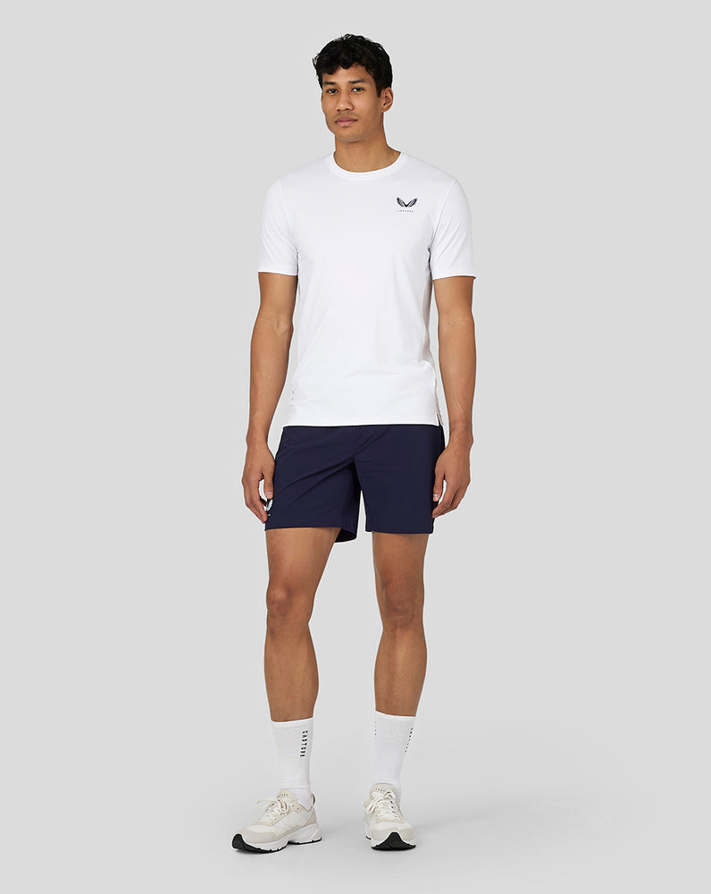 Castore Active Short Sleeve Performance T-Shirt Biele | 746-GDTPOJ