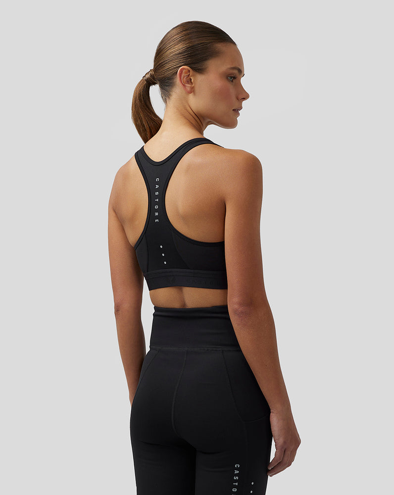 Castore Active Supportive Medium Impact Bra Čierne | 593-GJUENV