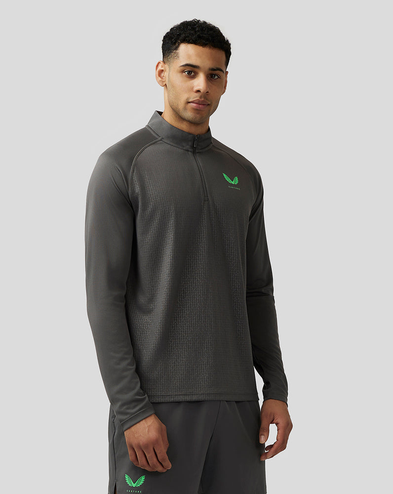 Castore Adapt Quarter Zip Top Gunmetal | 406-CTPQSO