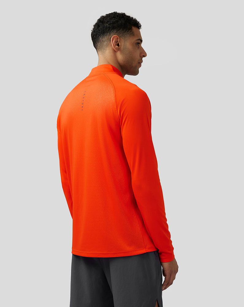 Castore Adapt Quarter Zip Top Tmavo Oranžové | 094-WNSYCM