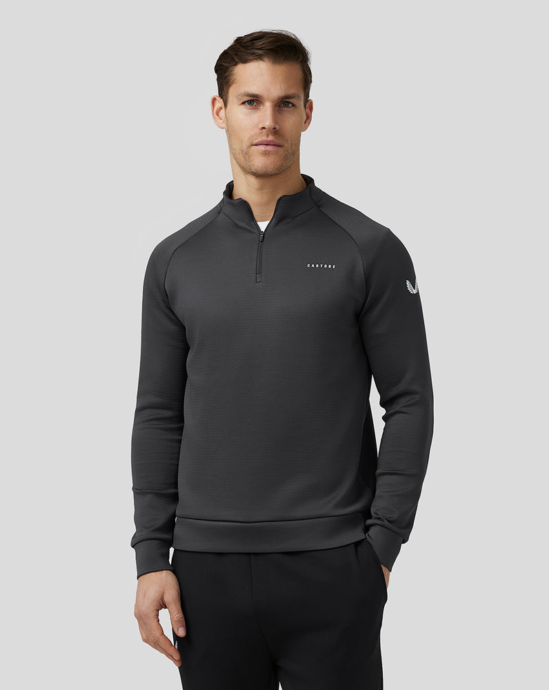 Castore Aeroscuba 1/4 Zip Gunmetal | 162-MCUGNB