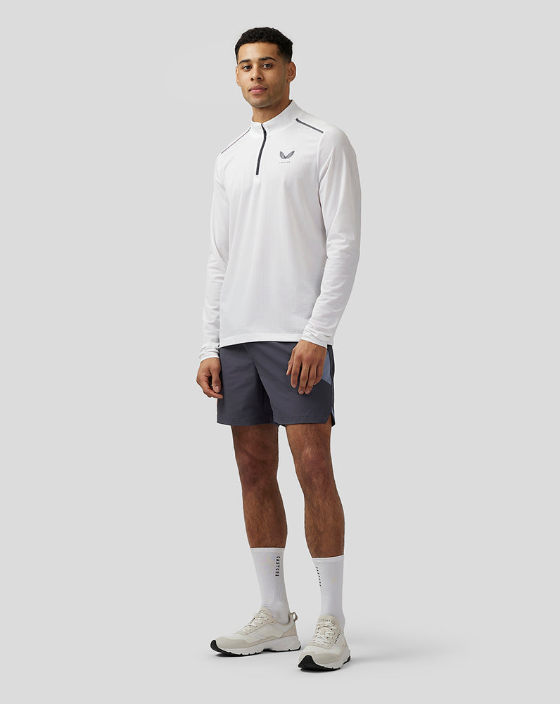 Castore Apex Aeromesh Quarter Zip Biele | 751-FMJGWB