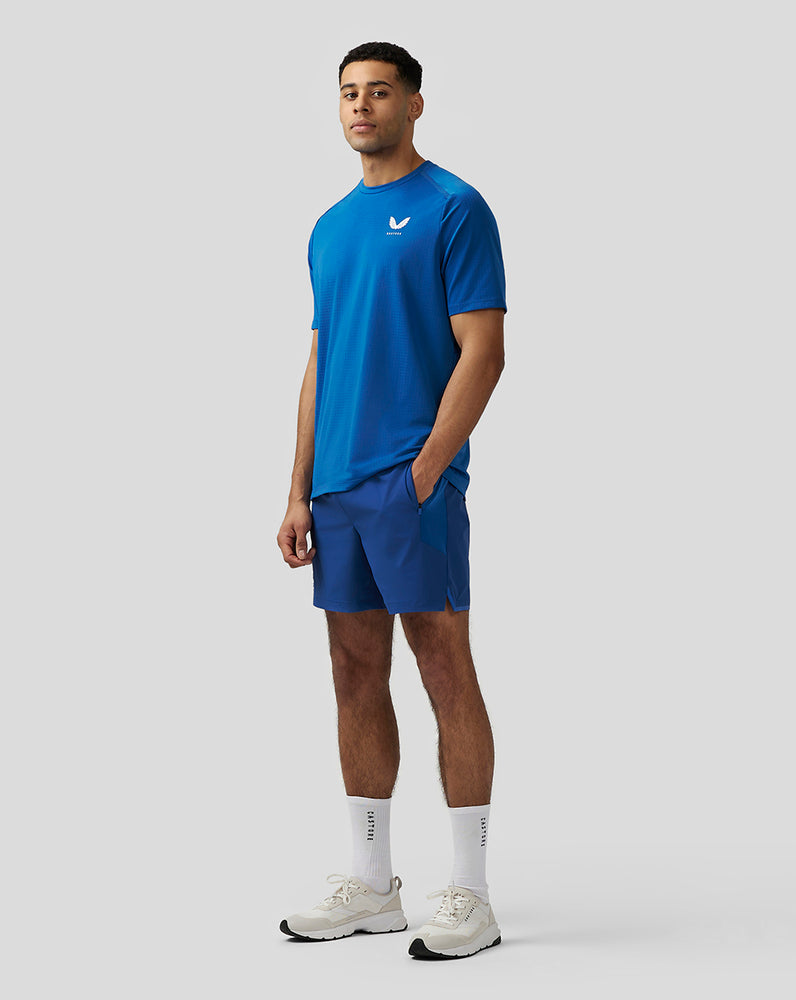 Castore Apex Aeromesh T-Shirt Modre | 247-HDGYZA