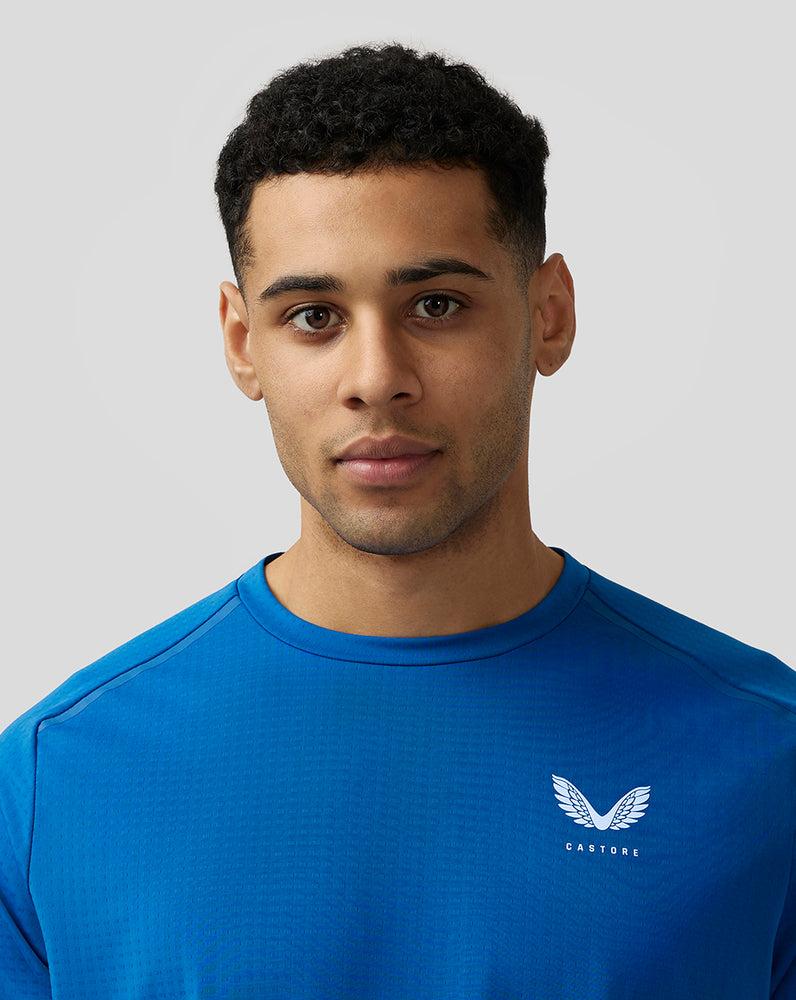 Castore Apex Aeromesh T-Shirt Modre | 247-HDGYZA