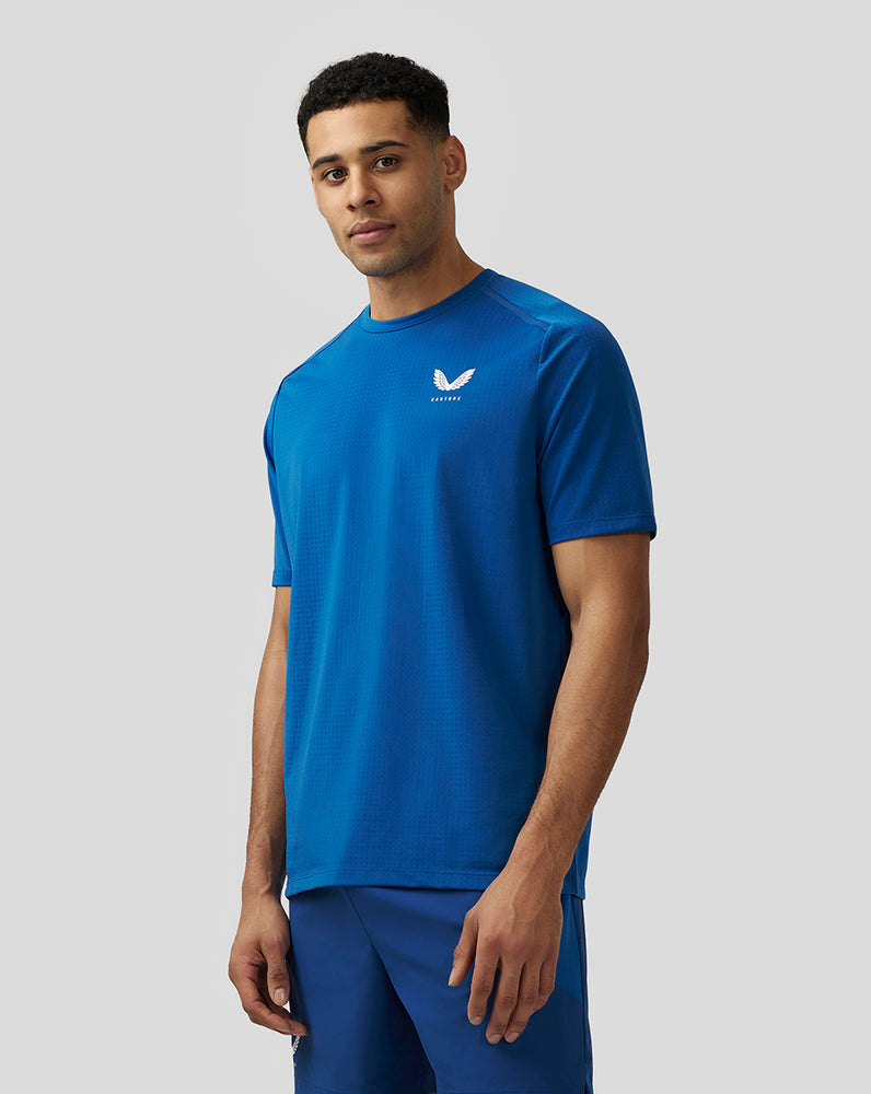 Castore Apex Aeromesh T-Shirt Modre | 247-HDGYZA