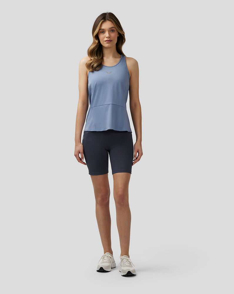 Castore Apex Lightweight Panelled Tank Top Modre | 091-IPXEVL