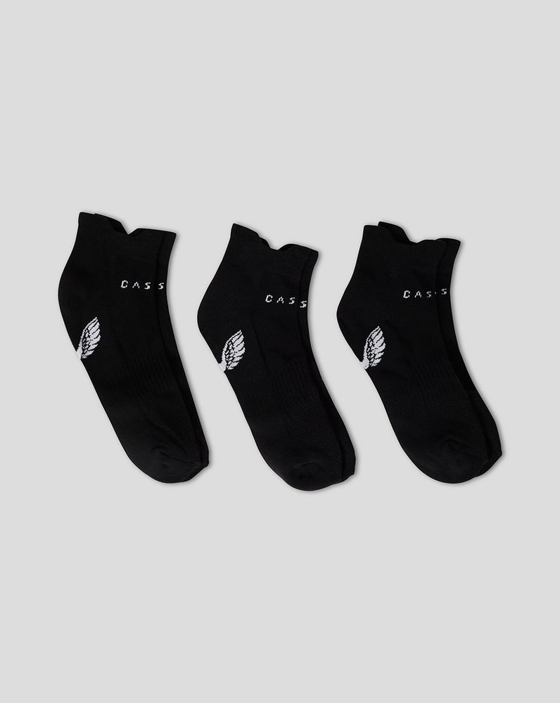 Castore Cushioned Ankle Socks 3 Pack Čierne | 680-BHIFPW