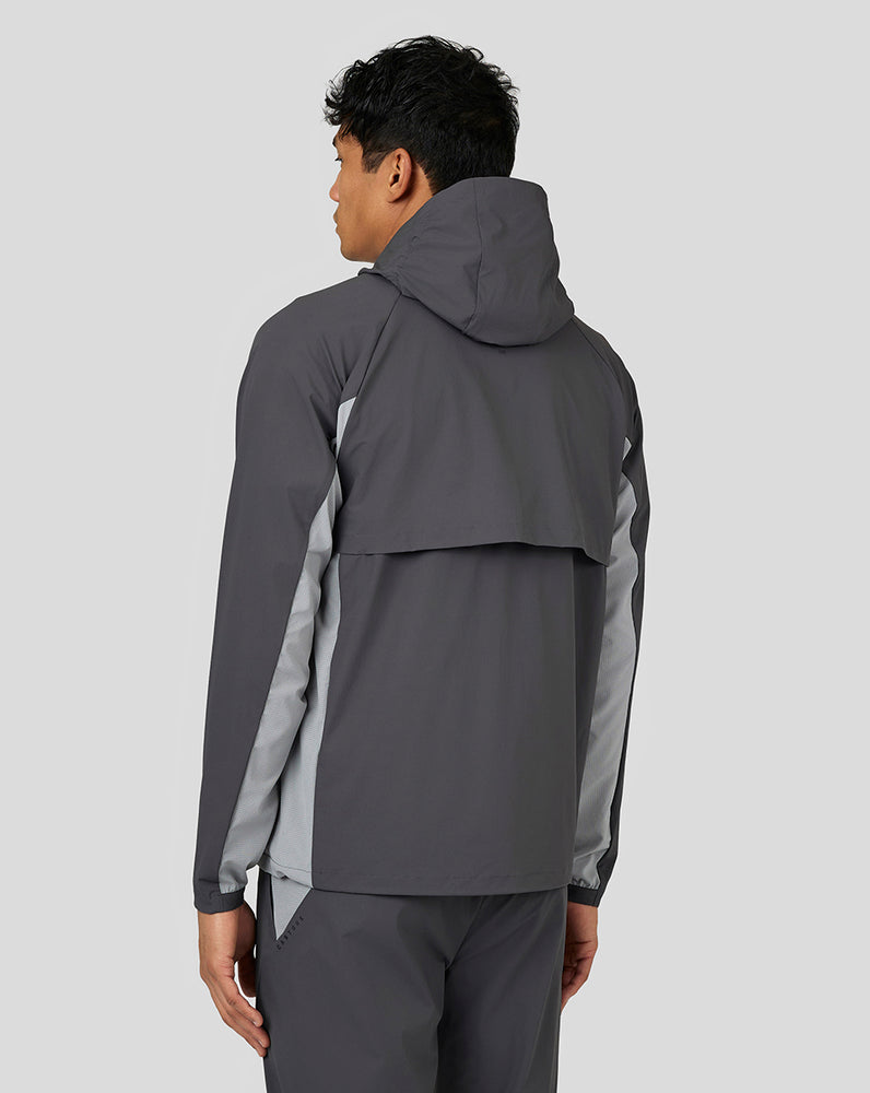 Castore Flex Woven Jacket Gunmetal | 763-QGJNUZ