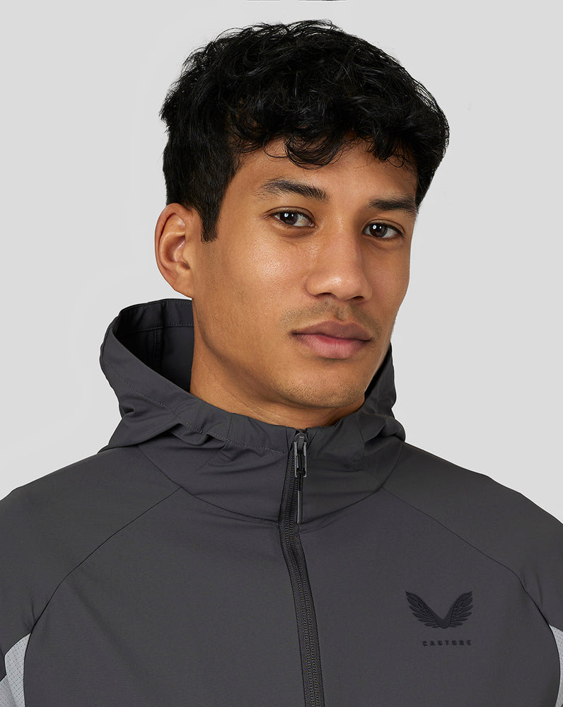 Castore Flex Woven Jacket Gunmetal | 763-QGJNUZ