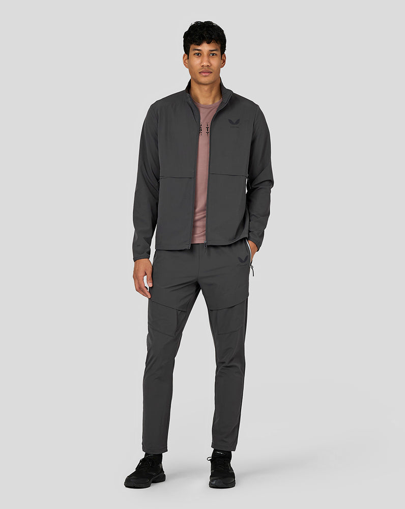 Castore Flex Woven Jacket Gunmetal | 796-OXBSKL