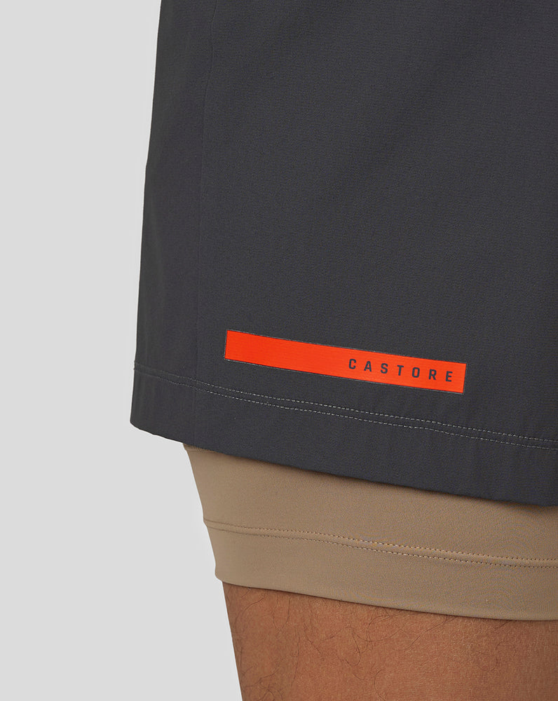 Castore Flow 2-in-1 Shorts Gunmetal | 723-ALXDYI