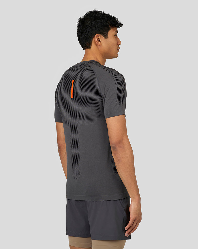 Castore Flow Seamless Training T-Shirt Gunmetal | 465-BANOYF