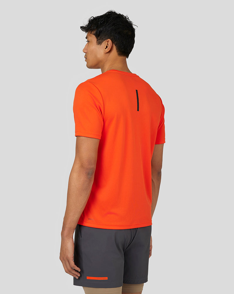 Castore Flow Short Sleeve Graphic T-Shirt Tmavo Oranžové | 395-FAOQTM