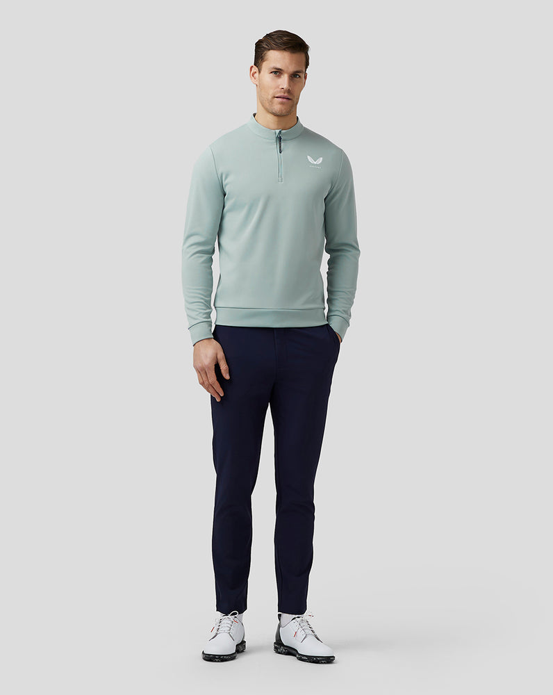 Castore Golf Club Classic Quarter Zip Top Modre | 421-BWEKGU