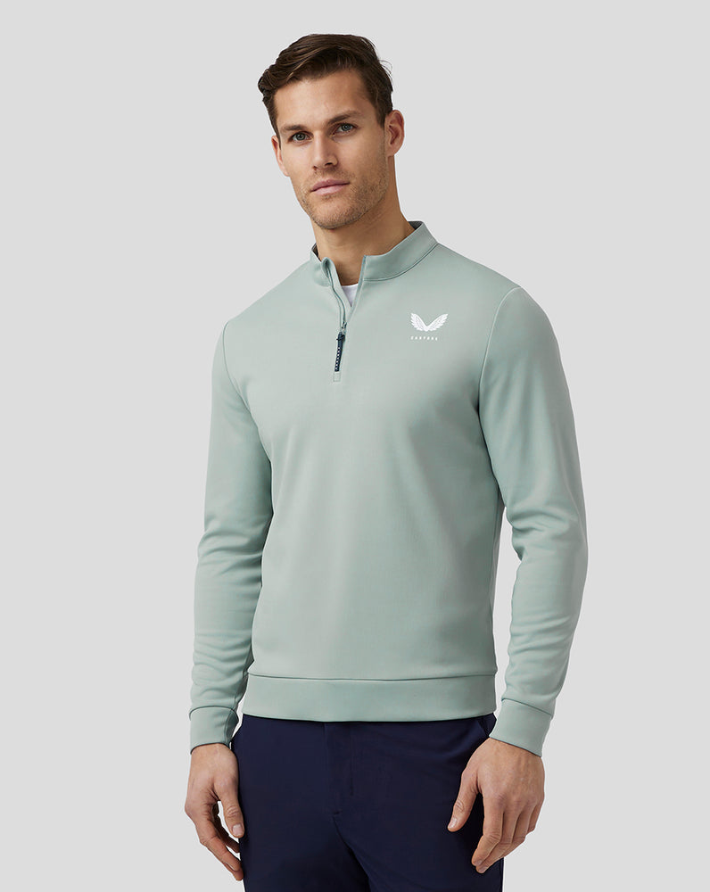 Castore Golf Club Classic Quarter Zip Top Modre | 421-BWEKGU