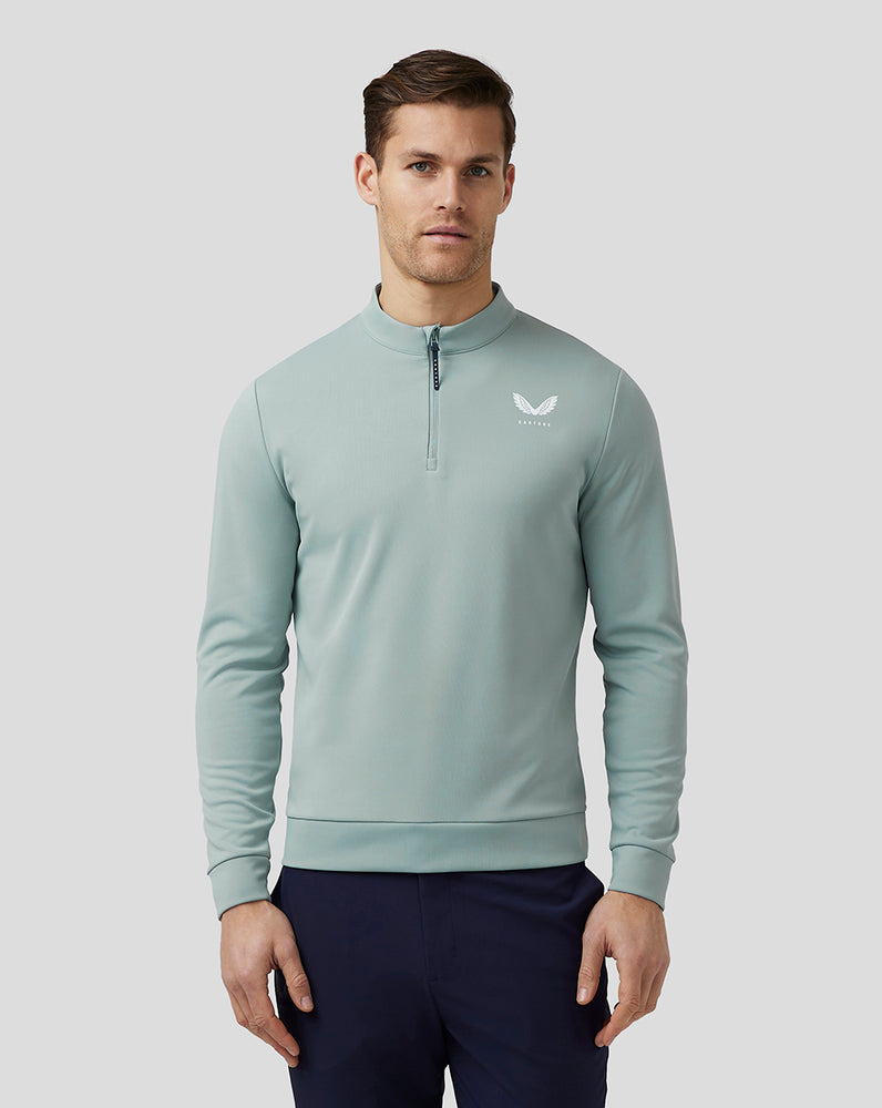 Castore Golf Club Classic Quarter Zip Top Modre | 421-BWEKGU