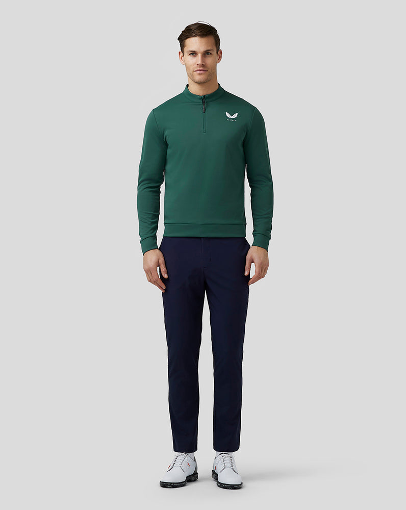 Castore Golf Club Classic Quarter Zip Top Zelene | 679-WKMRHA