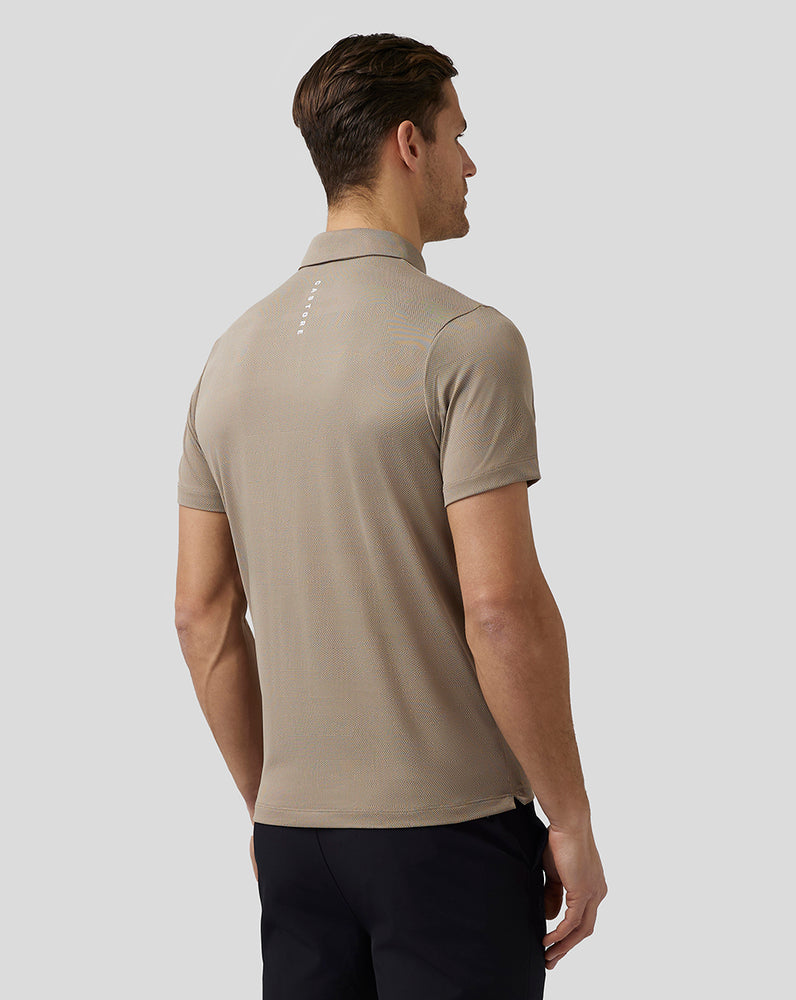 Castore Golf Engineered Knit Polo Clay | 981-NSXAWR