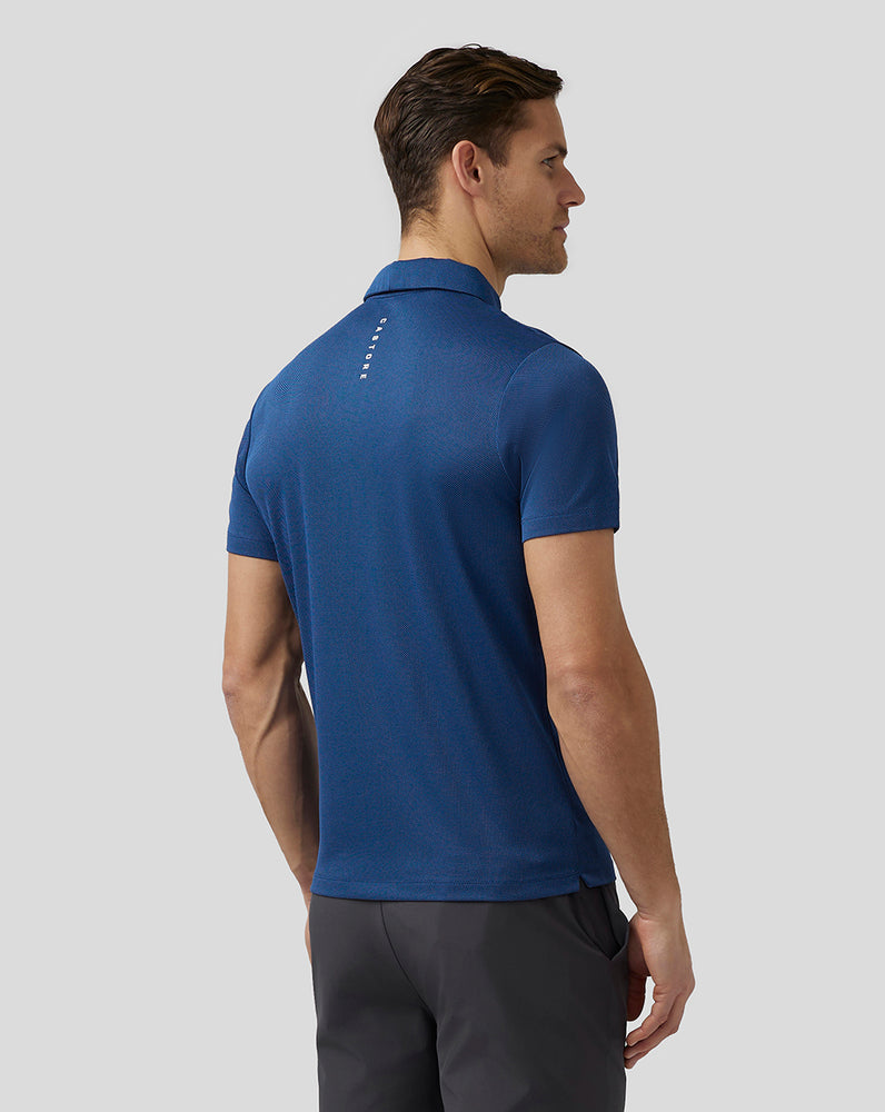 Castore Golf Engineered Knit Polo Námornícka Modrá | 208-XALGQK