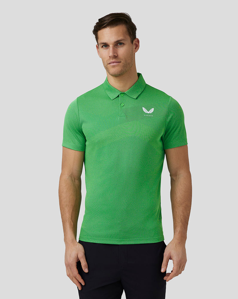 Castore Golf Engineered Knit Polo Zelene | 476-PYDNIM