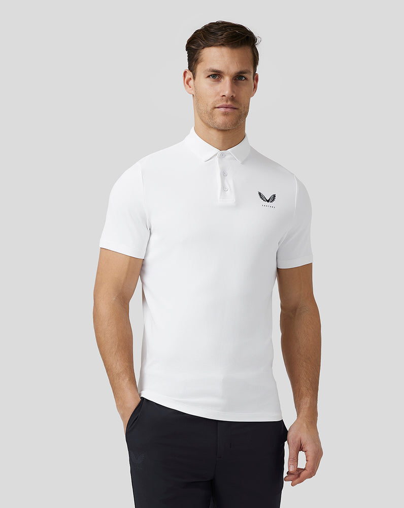 Castore Golf Essential Polo Biele | 431-EZCHIL