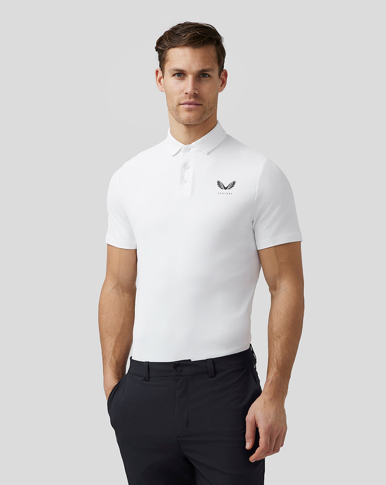 Castore Golf Essential Polo Biele | 431-EZCHIL