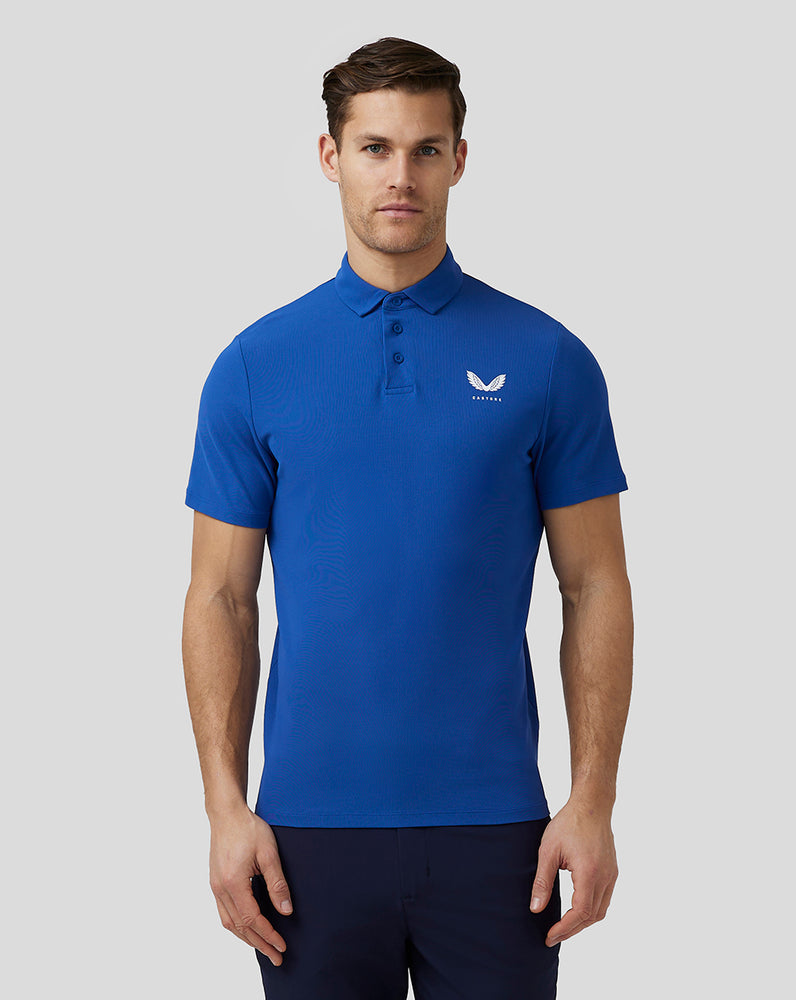 Castore Golf Essential Polo Kráľovská Modrá Modre | 301-AUWDZR