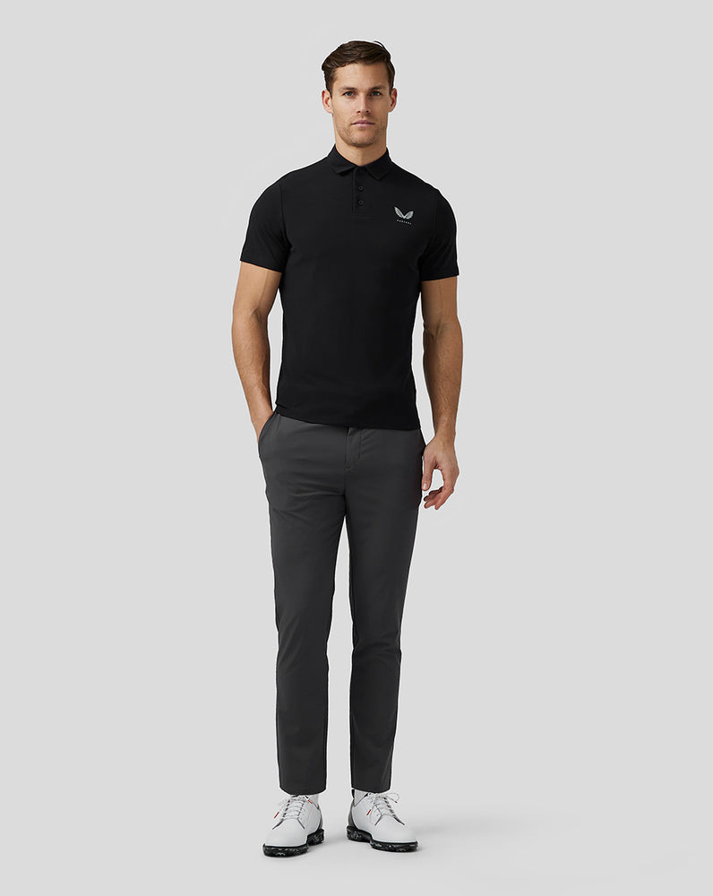 Castore Golf Essential Polo Čierne | 023-NHGZRS