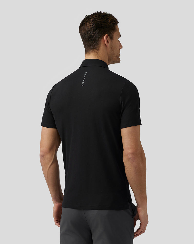 Castore Golf Essential Polo Čierne | 571-BAMOGC