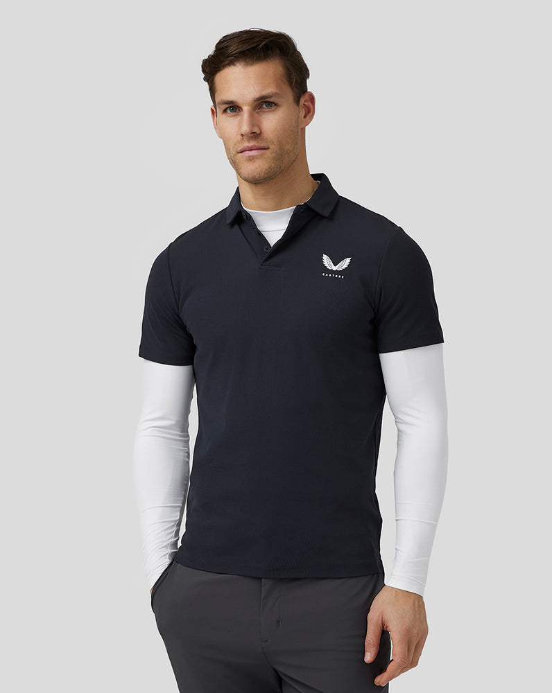 Castore Golf Long Sleeve Mock Neck Base Layer Biele | 103-GJQIVR