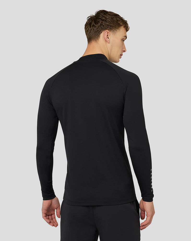 Castore Golf Long Sleeve Mock Neck Base Layer Čierne | 978-AWNYLH