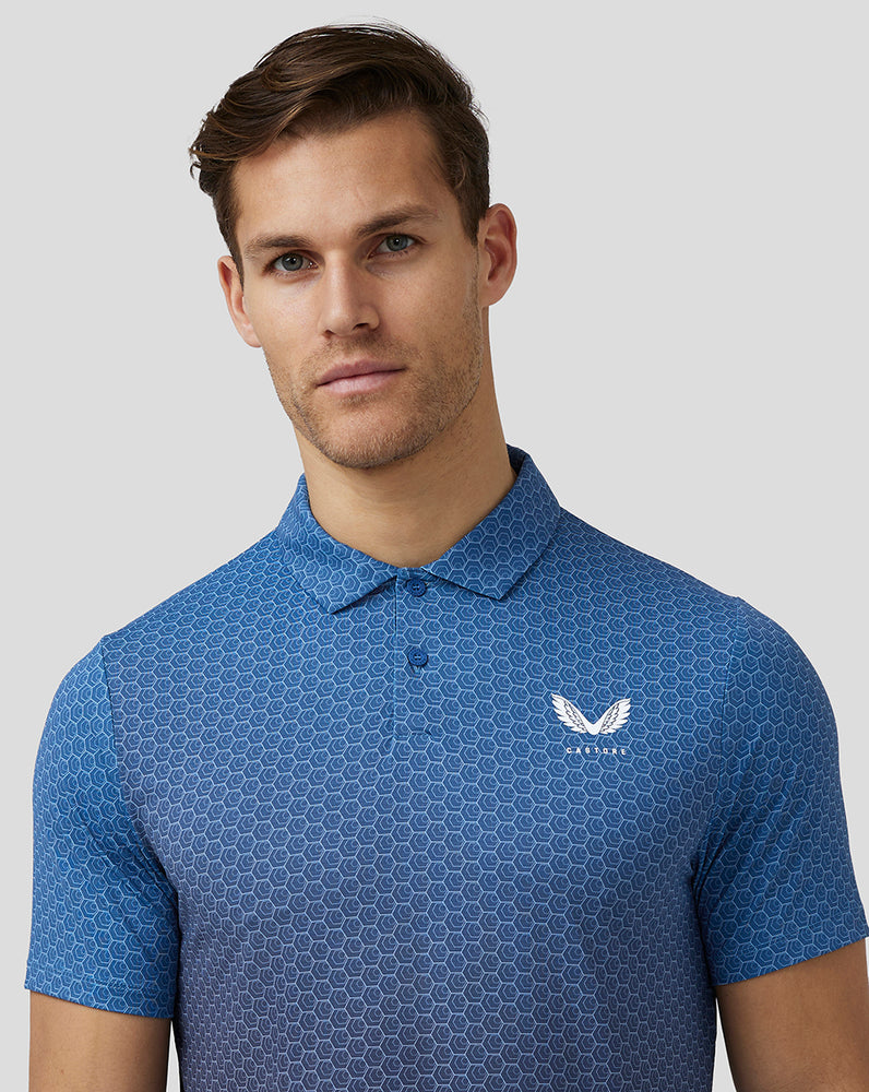 Castore Golf Print Polo Modre | 912-ZLYPEF