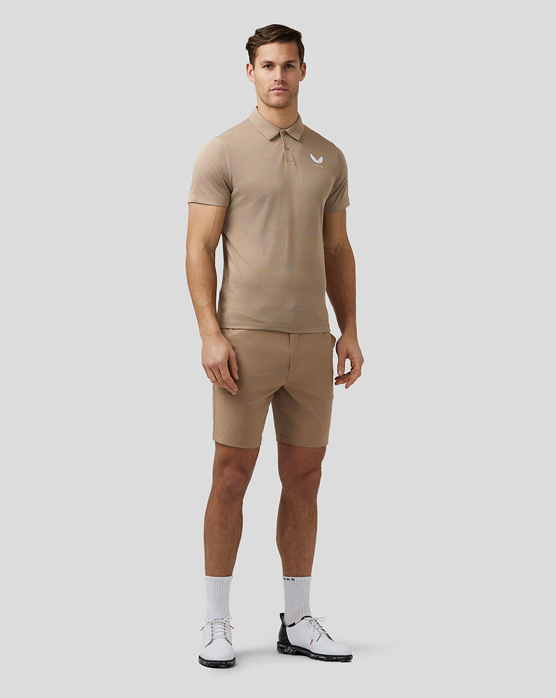 Castore Golf Water-Resistant Shorts Clay | 894-PQROFY