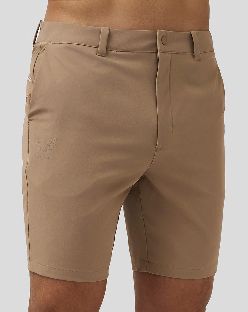 Castore Golf Water-Resistant Shorts Clay | 894-PQROFY