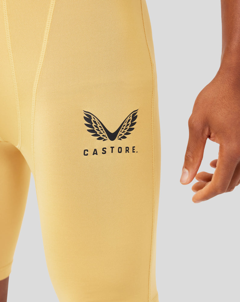 Castore Honey Gold Baselayer Shorts | 623-DOCJIQ