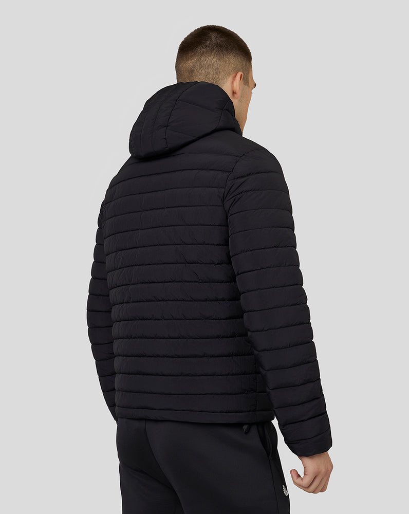 Castore Hooded Puffer Jacket Čierne | 981-OZKDVR