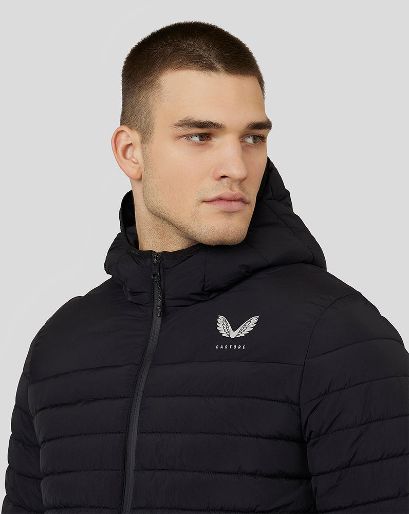 Castore Hooded Puffer Jacket Čierne | 981-OZKDVR