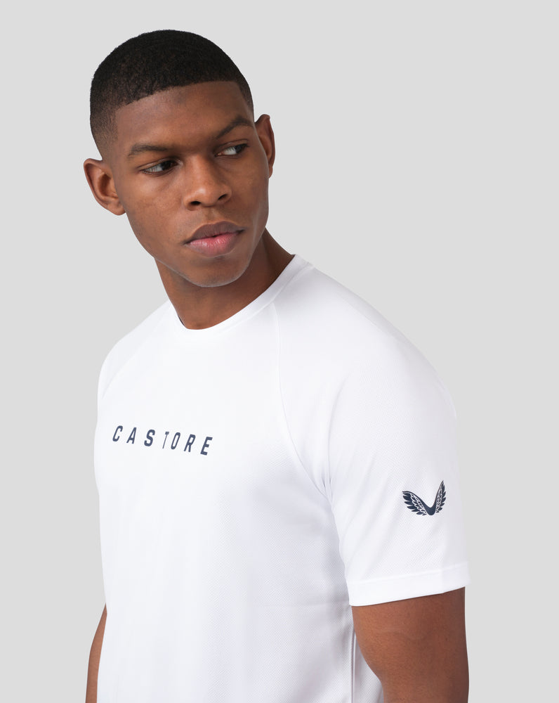 Castore Short Sleeve Raglan T-Shirt Biele | 249-LYGPBD