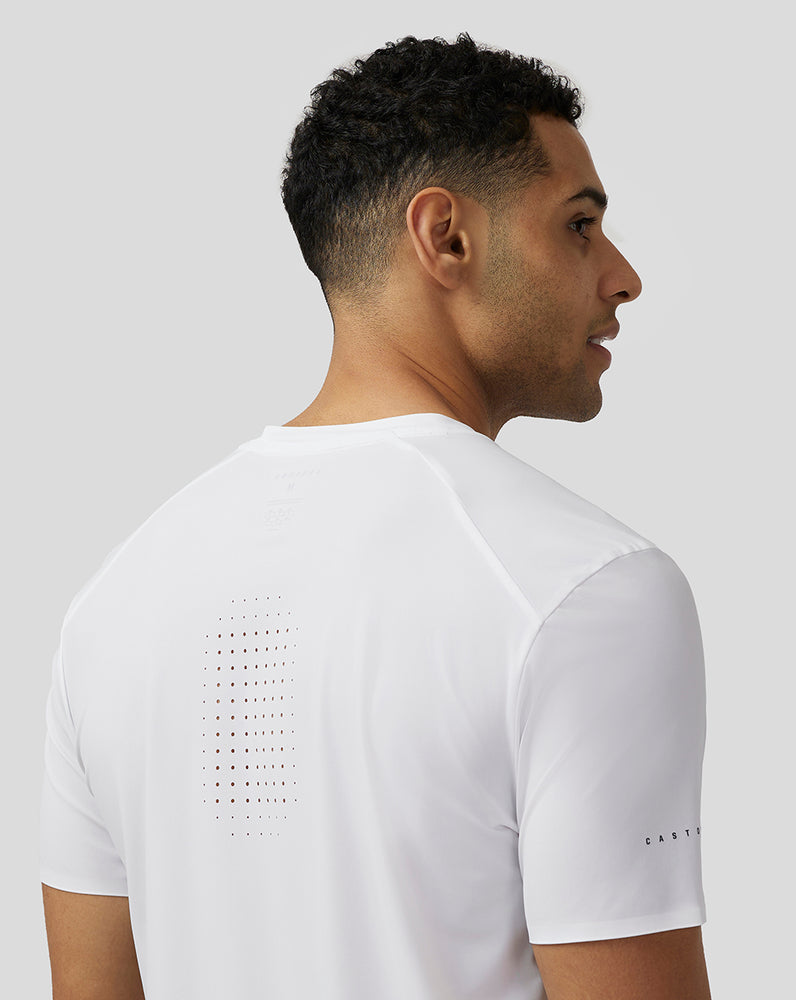 Castore Zone Ventilated Training T-Shirt Biele | 563-BAQFUK