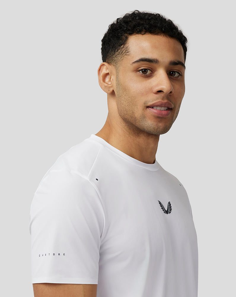 Castore Zone Ventilated Training T-Shirt Biele | 563-BAQFUK