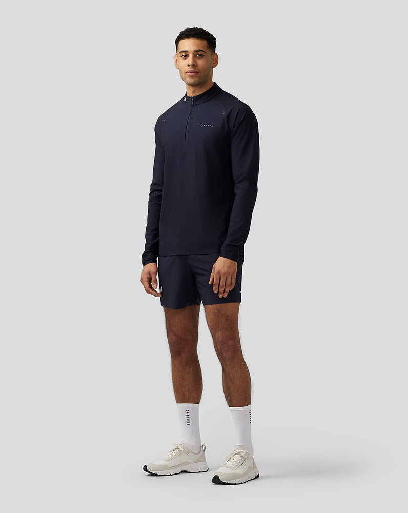 Castore Zone Ventilation Quarter Zip Námornícka Modrá | 867-FXHNZG