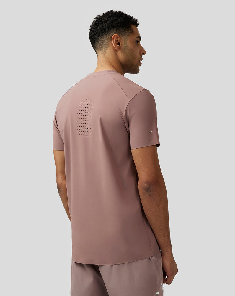 Castore Zone Ventilation Training T-Shirt Peach Clay | 614-GZHQST